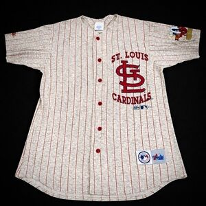 Rare Vintage 1997 Mark McGwire St. Louis Cardinals Majestic 70 HR Jersey Size M